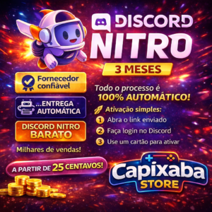 Discord Nitro 3 meses barato